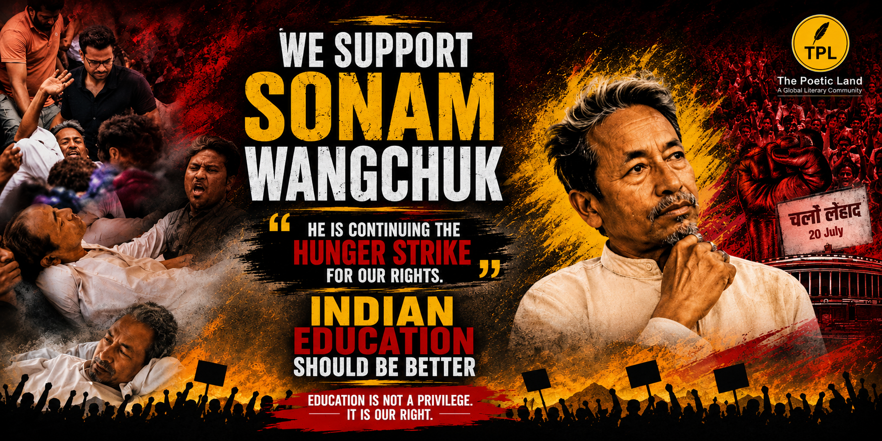 TPL Solidarity Sonam Wangchuk